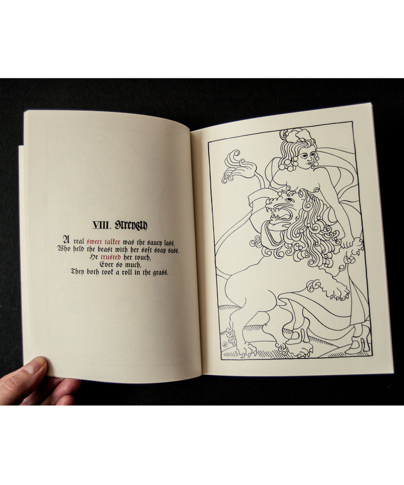 "Tarot / Eros: Naughty Notes From the Garden of Love Adult Colouring Book"
