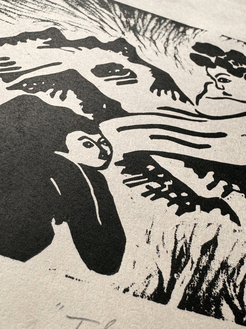 "The Hill" Limited Edition Woodcut Print