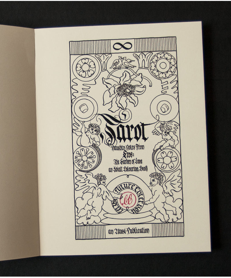 "Tarot / Eros: Naughty Notes From the Garden of Love Adult Colouring Book"