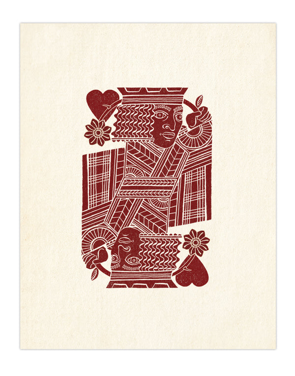 Republic King of Hearts Limited Edition Screen Print
